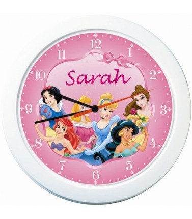 Personalised Kids Clock - Disney Princess
