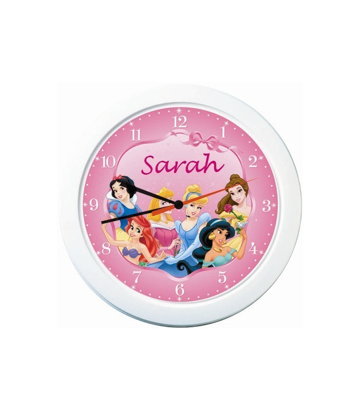 Personalised Kids Clock - Disney Princess