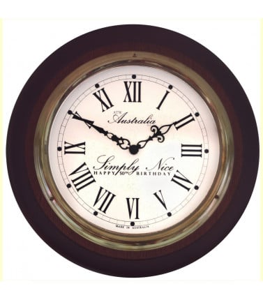 Wedding Anniversary Gift - Personalised Clock Small
