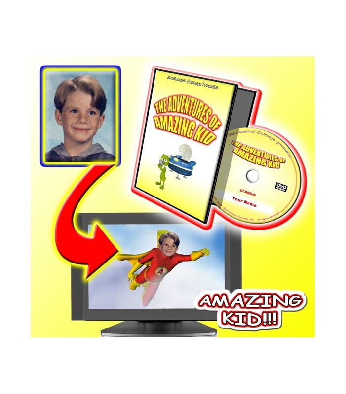 Personalised 3D Movie - Amazing Kid