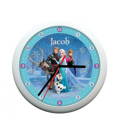  Personalised Frozen Snowflake Clock