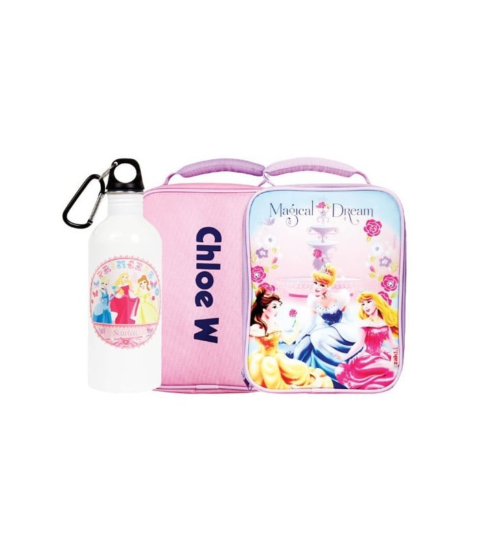 personalised lunch box and bottle
