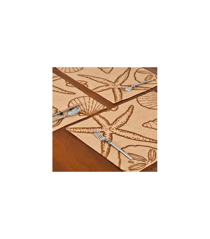 Placemats Brown Shell Set