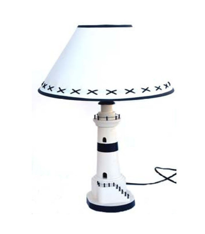 Lighthouse Lamp - White