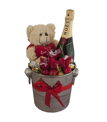 Romantic "To The One I Love" Champagne Gift 
