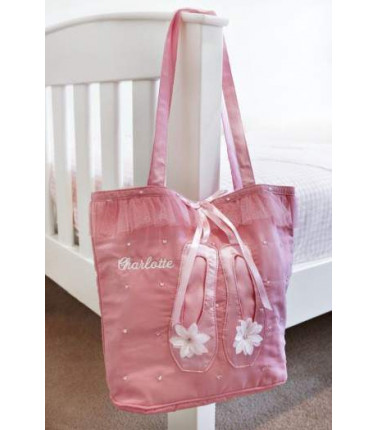 Personalised Ballet Shoes Tote Bag