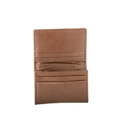 Leather Card Holder in crocodile and cow hide