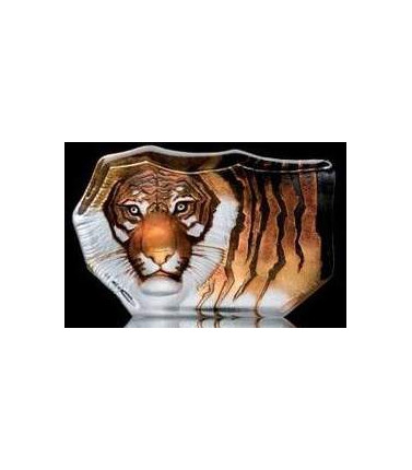 Large Glass Tiger Sculpture