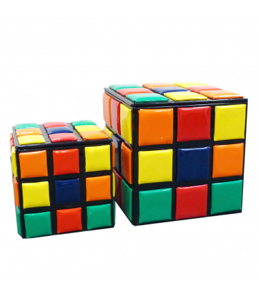 Cube Storage Boxes Set of 2