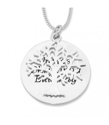Personalised Tree of Life Pendant Necklace