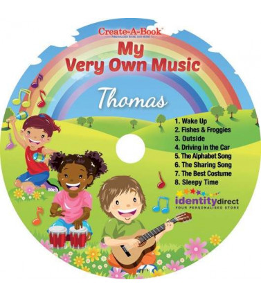 Kids personalised Music CD - My Very Own Music