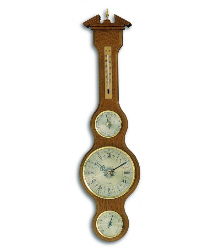 Weather Station - Thermometer, Hygrometer, Barometer, Time Clock Weather Station - Thermometer, Hygrometer, Barometer, Time Clock
