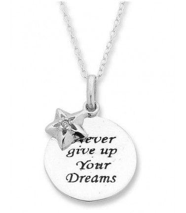 Never Give Up Your Dreams Necklace