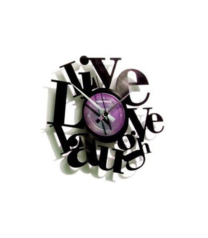 Live Love Laugh Wall Clock