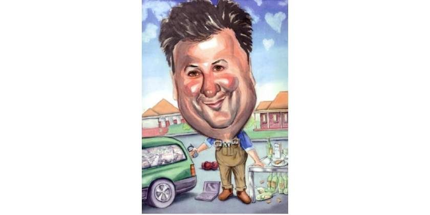 Fathers Day Gift Caricature